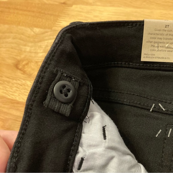 Girls 2T Levi’s 710 Super Skinny Jeans Black NWT - Picture 9 of 13